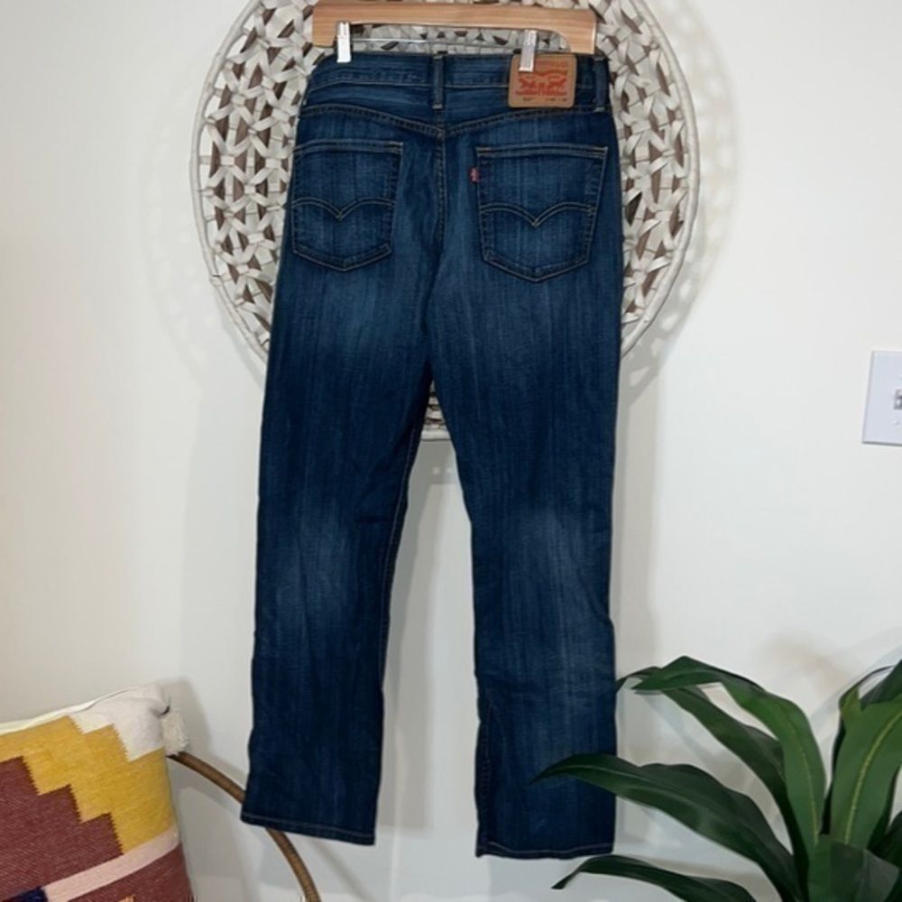 Levi’s 514 mens dark wash denim jeans size 32x32